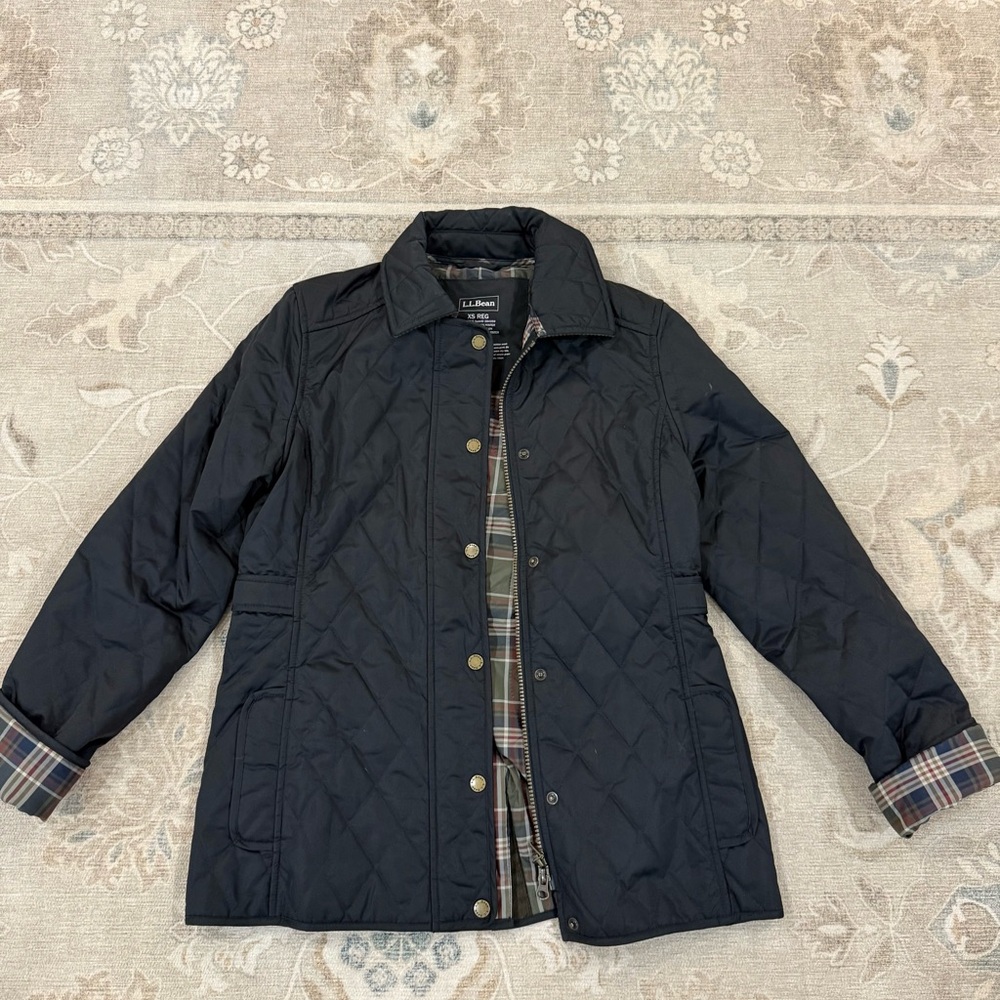 LL Bean Women’s Black Quilted Jacket